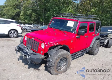 2016 Jeep Wrangler Unlimited Rubicon из США, поврежденный, VIN 1C4HJWFG7GL128994